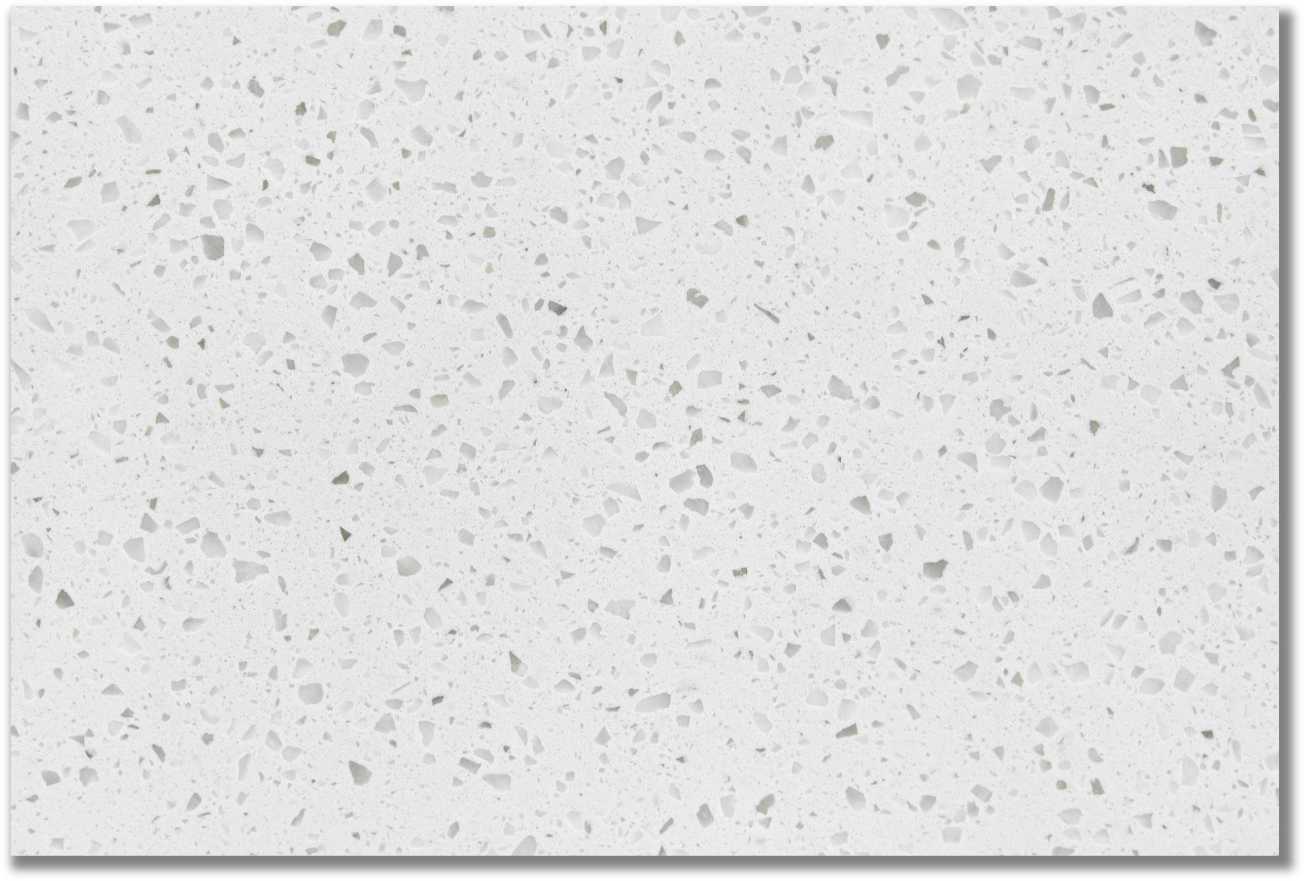 Quartz color B1107 Terrazzo White (detail)